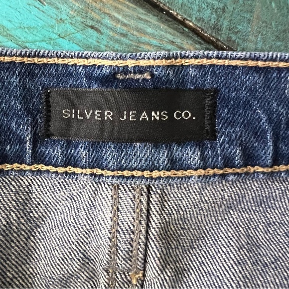Silver Jeans Co. Womens Highly Desirable High Rise Trouser Leg Jeans Size 24 - Picture 11 of 15